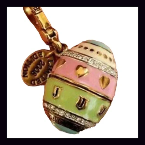 Juicy Couture Easter Egg With Yorkie Charm